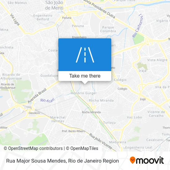 Rua Major Sousa Mendes map