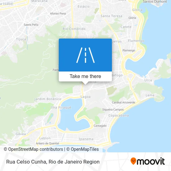 Rua Celso Cunha map
