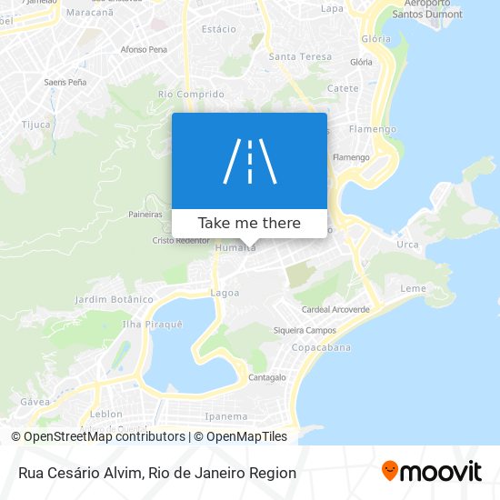 Rua Cesário Alvim map