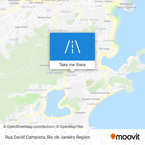 Rua David Campista map