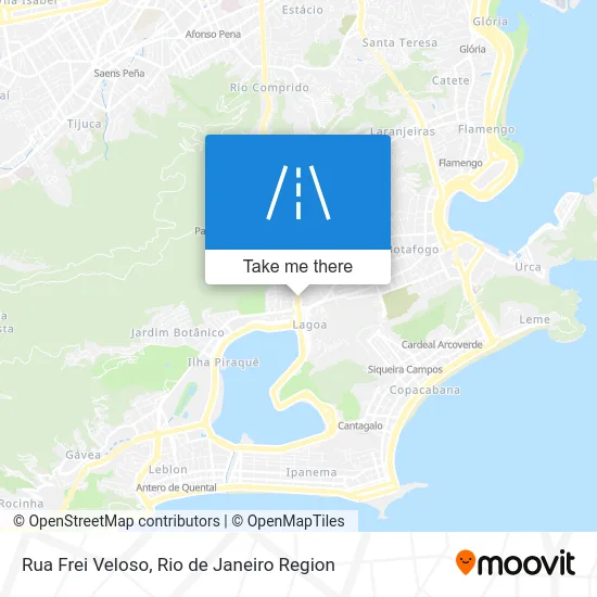 Rua Frei Veloso map