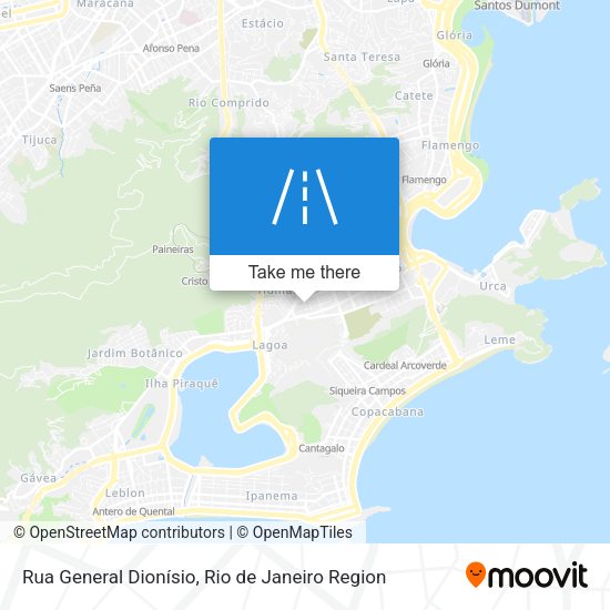 Rua General Dionísio map