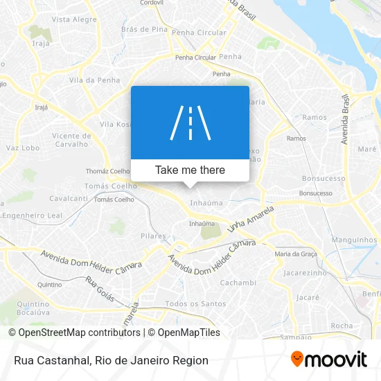 Rua Castanhal map