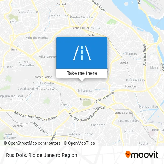 Rua Dois map