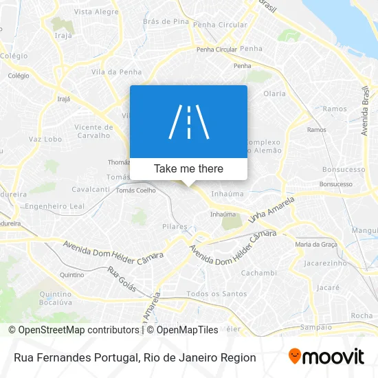 Rua Fernandes Portugal map