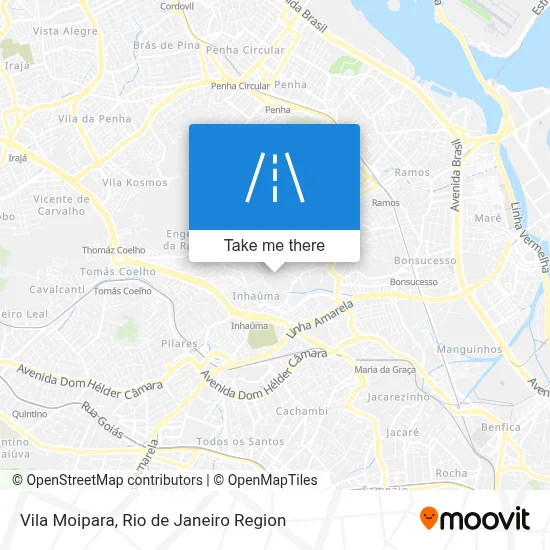 Vila Moipara map