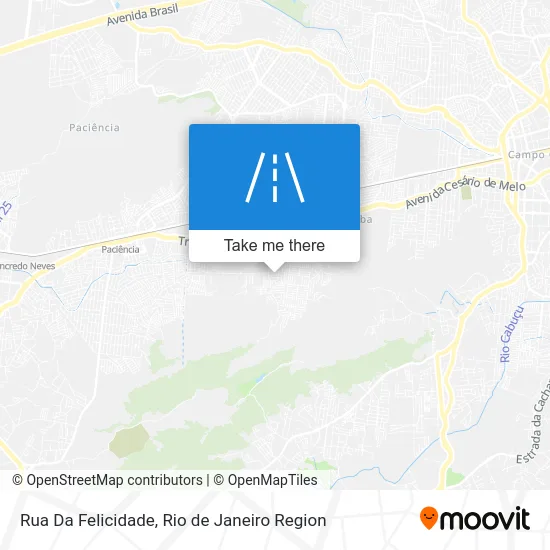 Rua Da Felicidade map