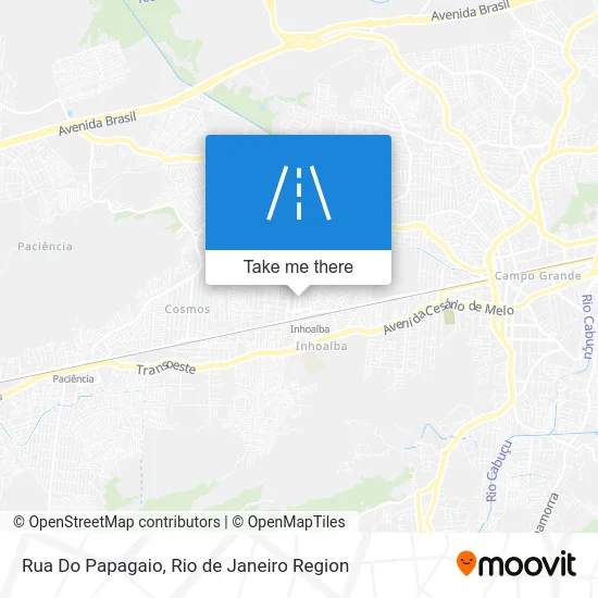 Rua Do Papagaio map