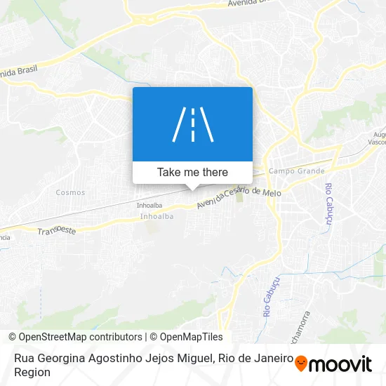 Rua Georgina Agostinho Jejos Miguel map