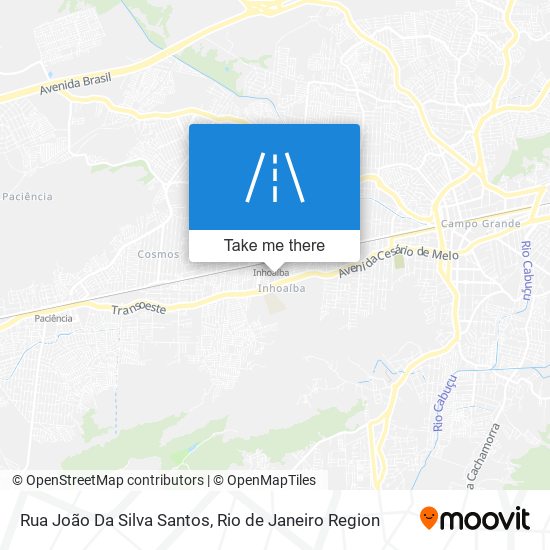 Rua João Da Silva Santos map