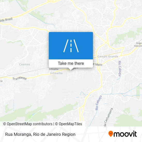 Rua Moranga map