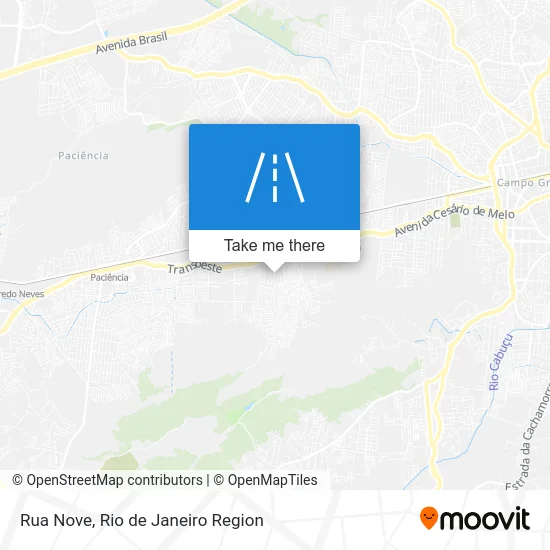Rua Nove map