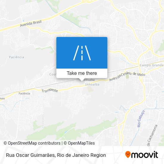 Rua Oscar Guimarães map