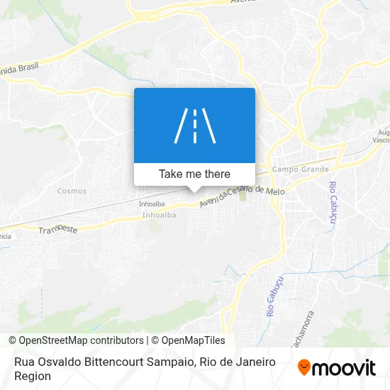 Rua Osvaldo Bittencourt Sampaio map