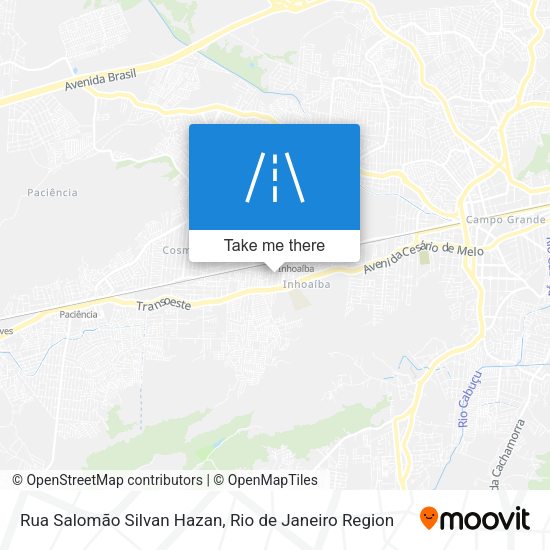 Rua Salomão Silvan Hazan map