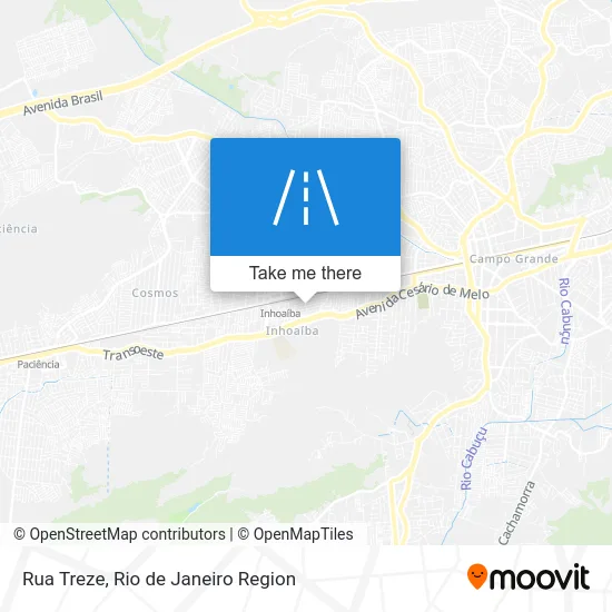 Rua Treze map