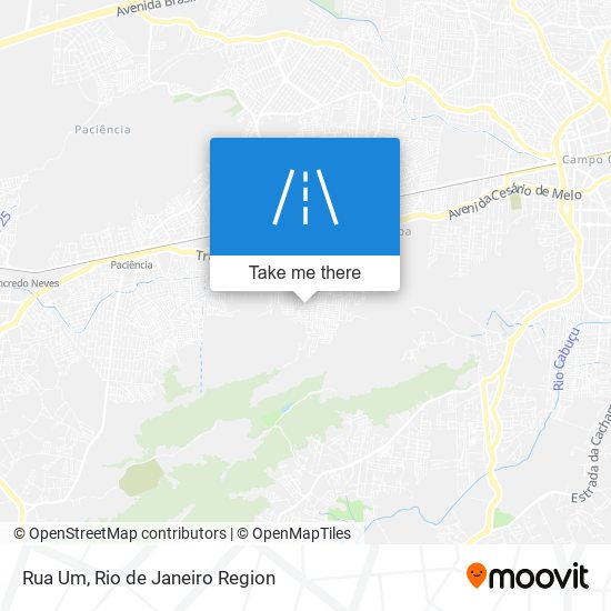 Rua Um map