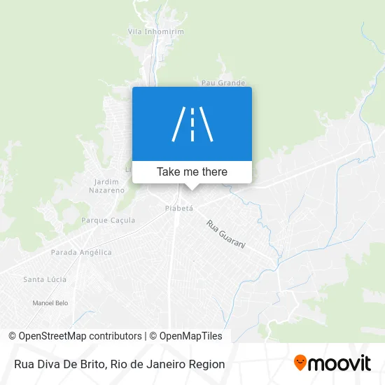 Rua Diva De Brito map