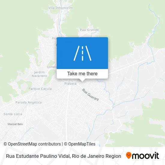 Rua Estudante Paulino Vidal map