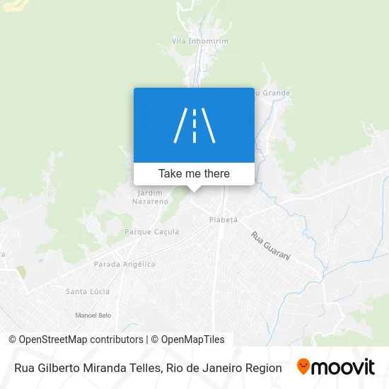 Rua Gilberto Miranda Telles map