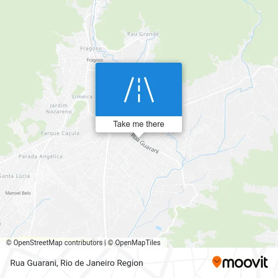Rua Guarani map