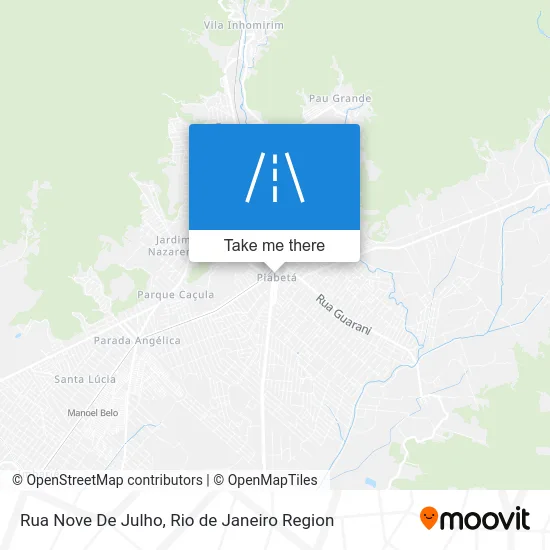 Rua Nove De Julho map