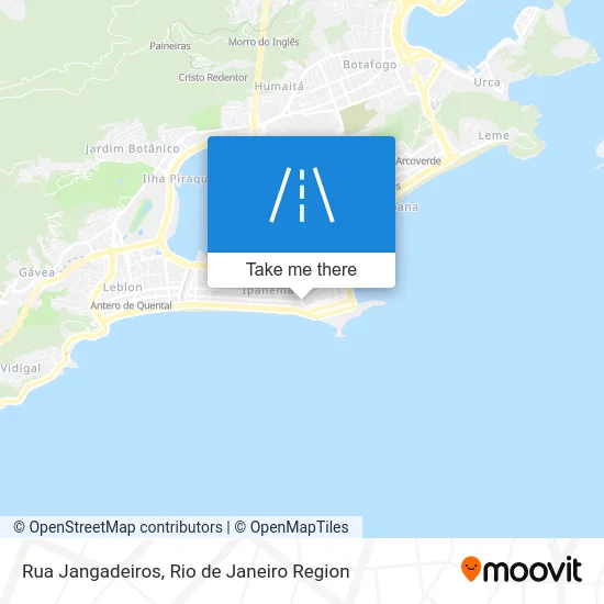 Rua Jangadeiros map