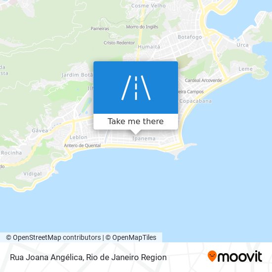 Rua Joana Angélica map