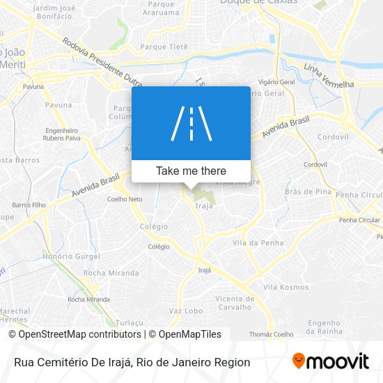Rua Cemitério De Irajá map