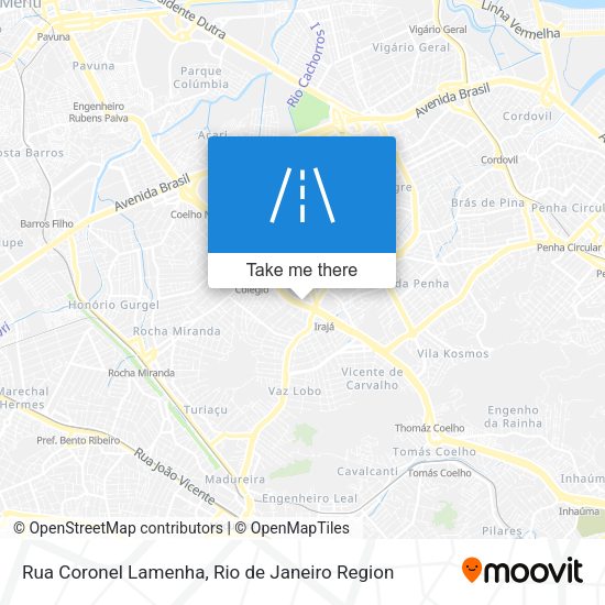Rua Coronel Lamenha map