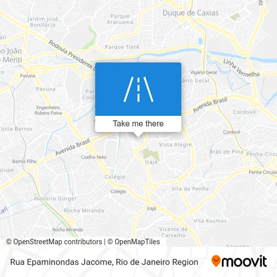Rua Epaminondas Jacome map