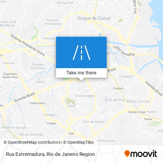 Rua Estremadura map