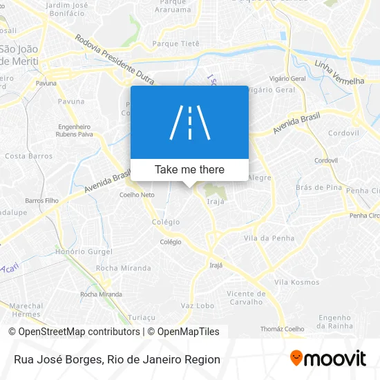 Rua José Borges map