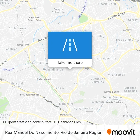 Rua Manoel Do Nascimento map