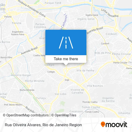 Rua Oliveira Alvares map