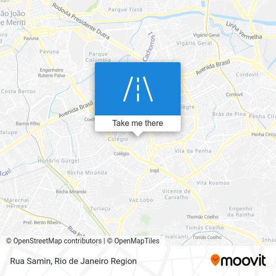 Rua Samin map