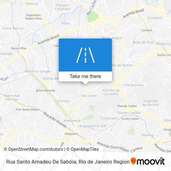 Rua Santo Amadeu De Sabóia map