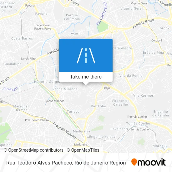 Rua Teodoro Alves Pacheco map