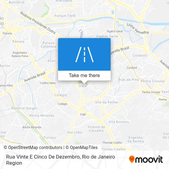 Rua Vinte E Cinco De Dezembro map