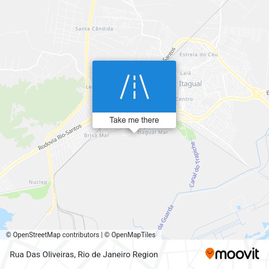 Rua Das Oliveiras map