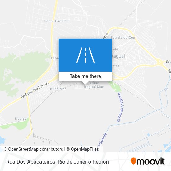 Rua Dos Abacateiros map