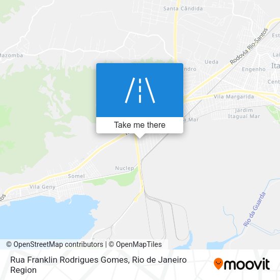 Rua Franklin Rodrigues Gomes map