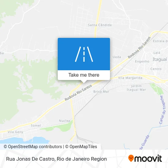 Rua Jonas De Castro map