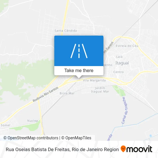 Rua Oseias Batista De Freitas map