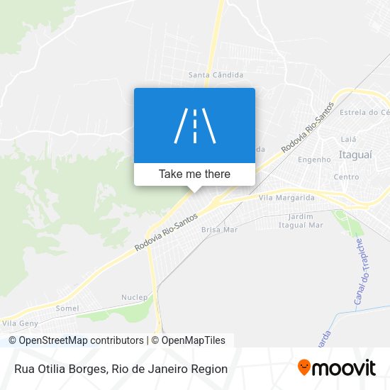 Rua Otilia Borges map