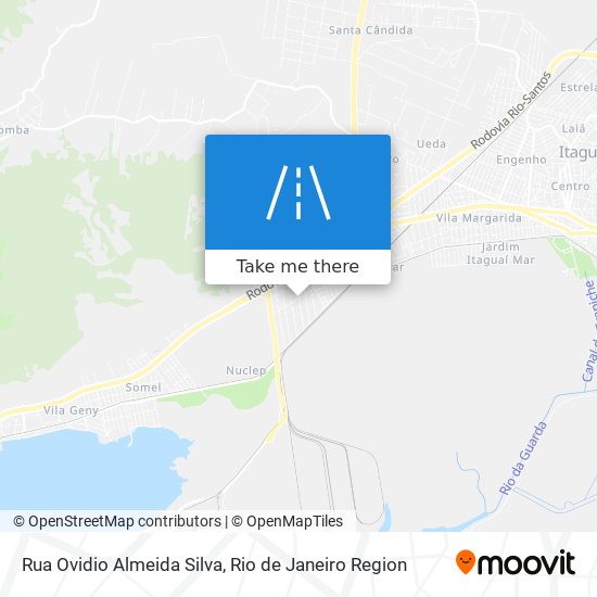 Mapa Rua Ovidio Almeida Silva