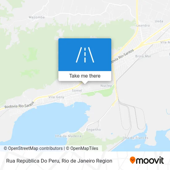 Rua República Do Peru map