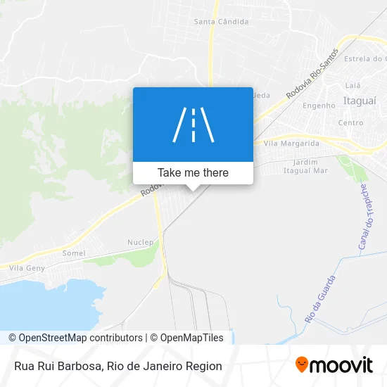 Rua Rui Barbosa map
