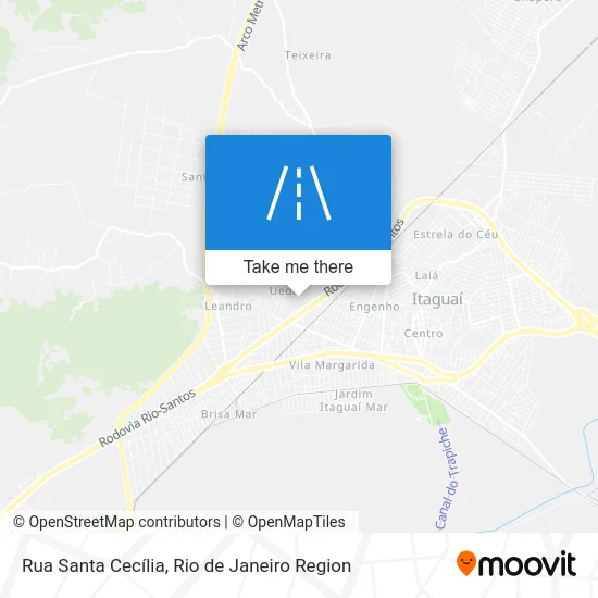 Rua Santa Cecília map