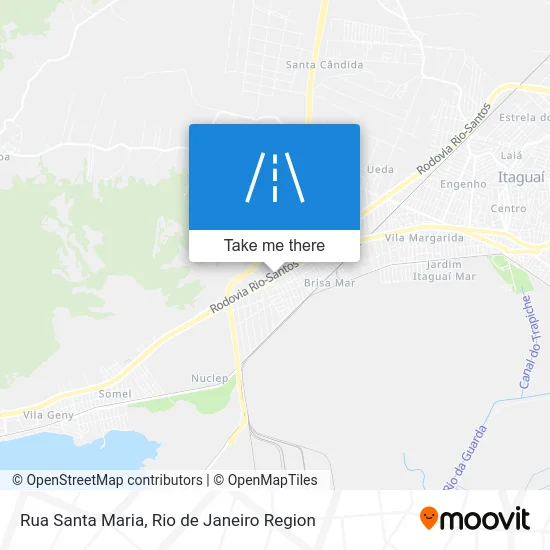 Rua Santa Maria map